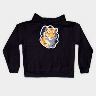 Beautiful Baby Tiger Kids Hoodie